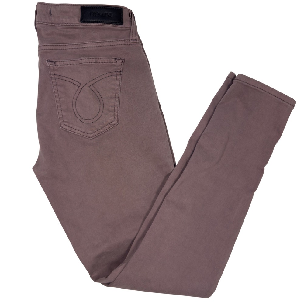 Big Star Alex Skinny Jeans Women's Size 27 Stretch Cotton Modal Mauve Brown